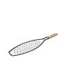 Grelha Churrasco Peixe Oval 58X35X14cm Grelha Churrasco Peixe Oval 58X35X14cm