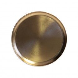 Bandeja Decorativa Redondo Dourado 39cm