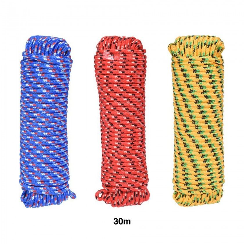 Rolo Corda Cor Sortida 7mmX30m Rolo Corda Cor Sortida 7mmX30m