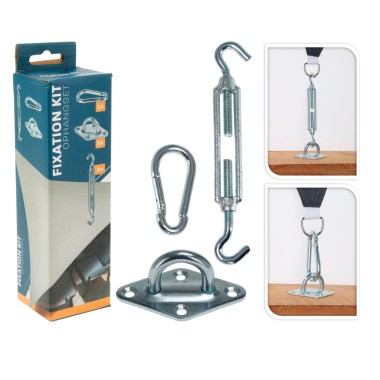 Kit Fixação para Toldo 6 Peças 5.7X5X20.5cm