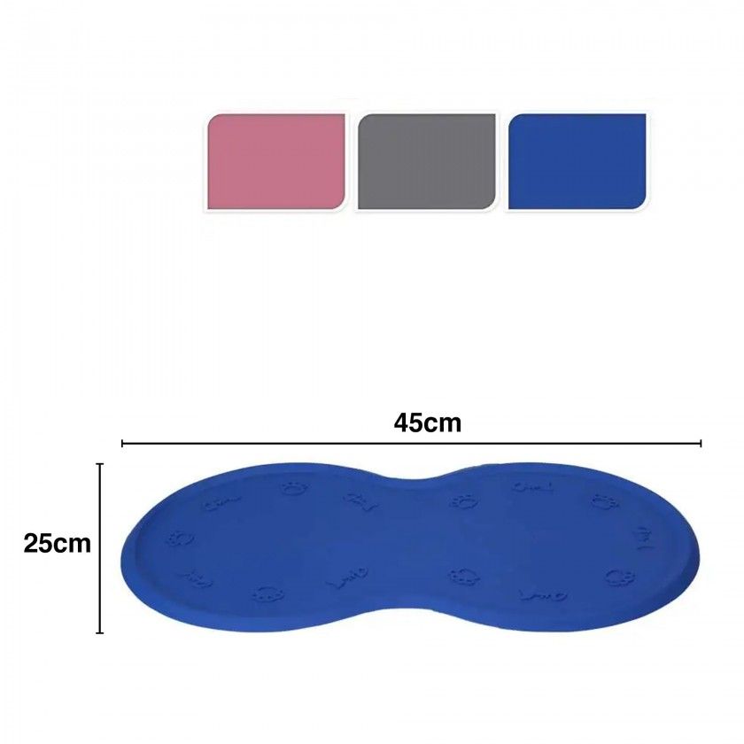 Tapete Animal Borracha Cor Sortida 45X25cm Tapete Animal Borracha Cor Sortida 45X25cm