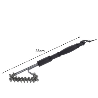 Escova Limpa Barbecue Dupla 38cm