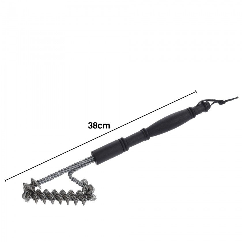 Escova Limpa Barbecue Dupla 38cm Escova Limpa Barbecue Dupla 38cm