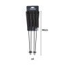 Espeto Churrasco Metal Preto 44cm Pack 4 Espeto Churrasco Metal Preto 44cm Pack 4