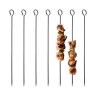 Espeto Churrasco Metal Cinzento 31.5cm Pack 8