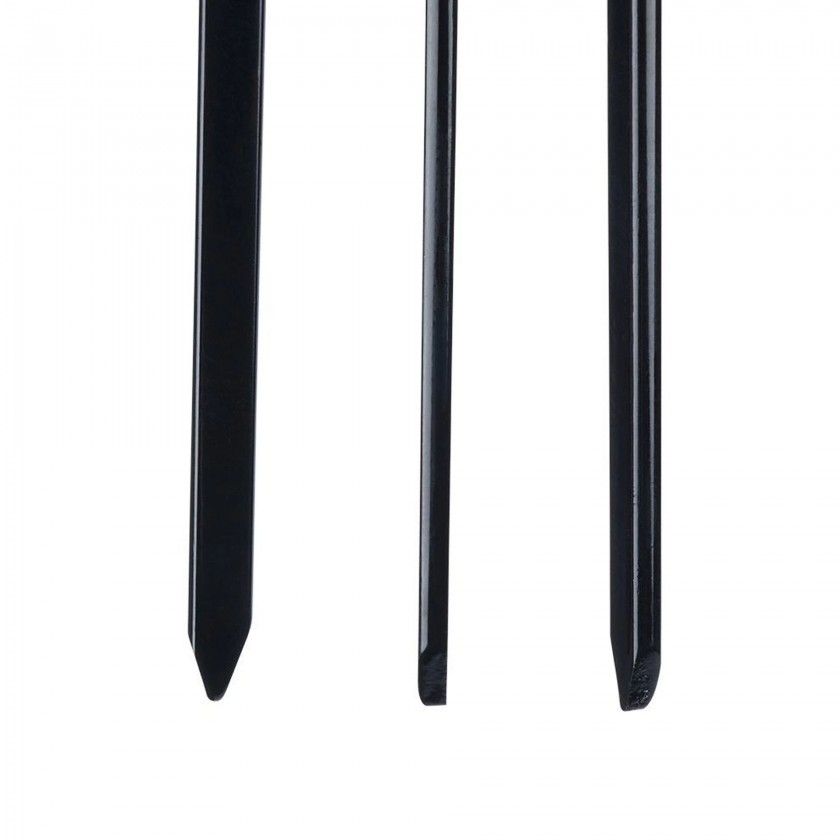 Espeto Churrasco Metal Cinzento 31.5cm Pack 8 Espeto Churrasco Metal Cinzento 31.5cm Pack 8