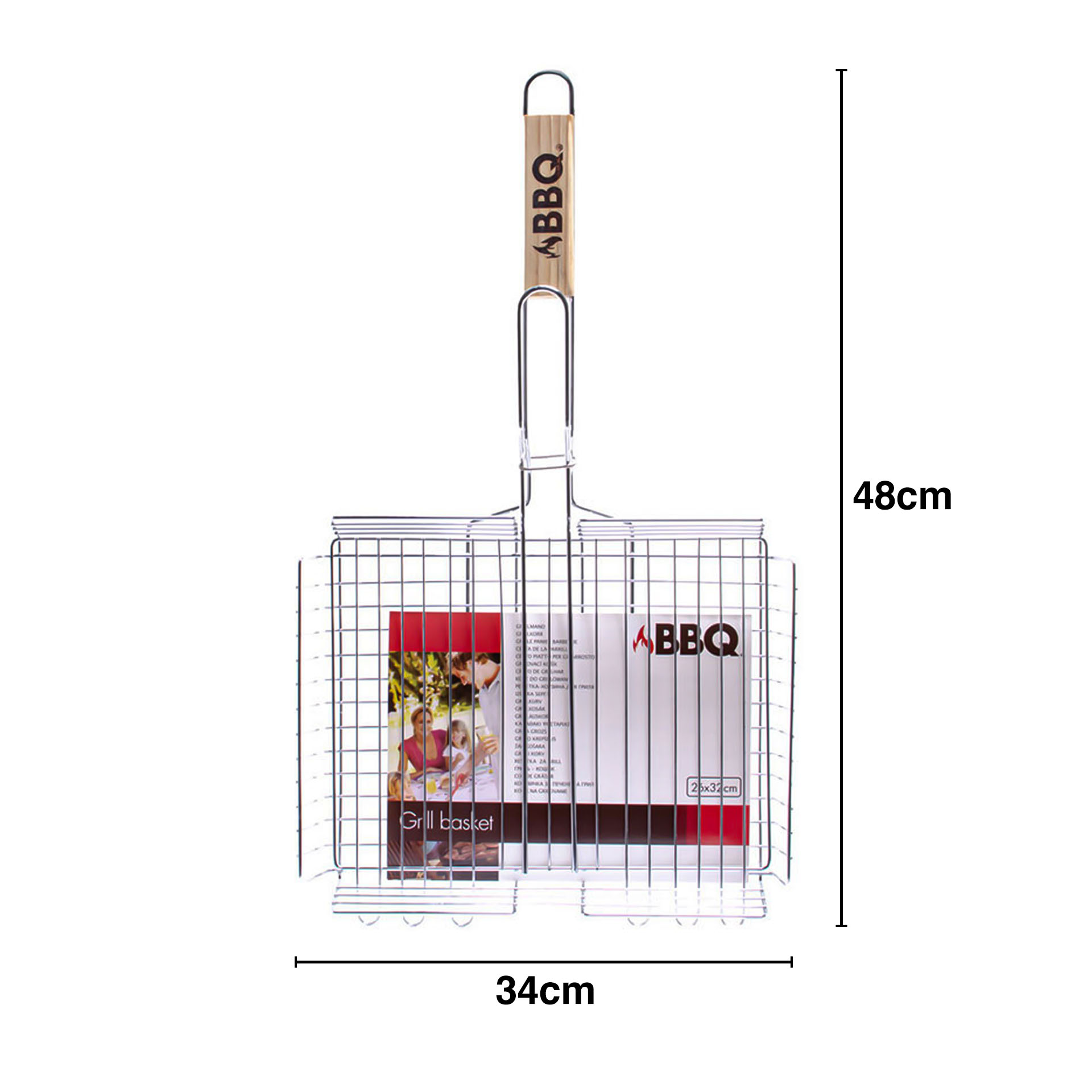 Grelha Churrasco Retangular 48X34cm