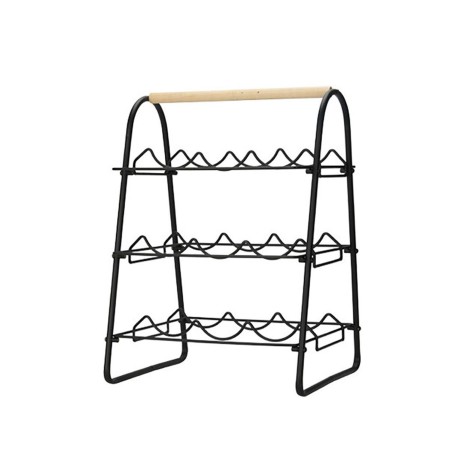 Garrafeira Metal 9 Garrafas 33X29X46cm - Image product
