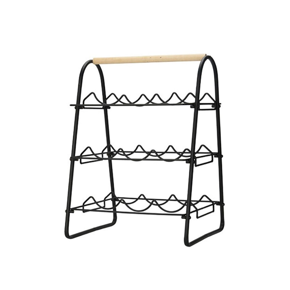 Garrafeira Metal 9 Garrafas 33X29X46cm