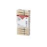 Mola Roupa Madeira 7cm Pack 24