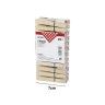 Mola Roupa Madeira 7cm Pack 24