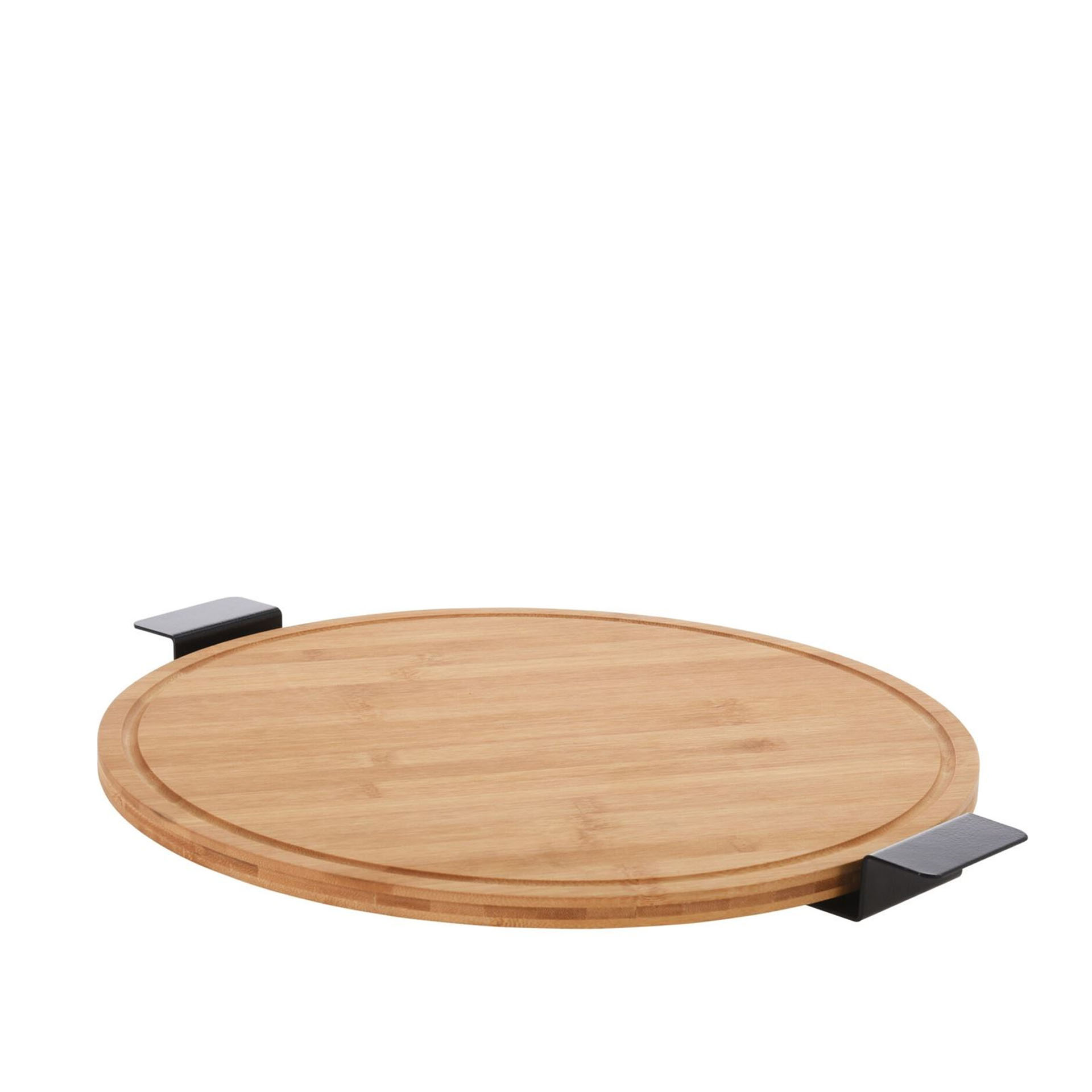 Tábua Servir Giratória Bambu Asas Metal 40X1.4cm