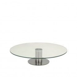 Prato Bolo Giratrio com P Inox Redondo 30X7cm