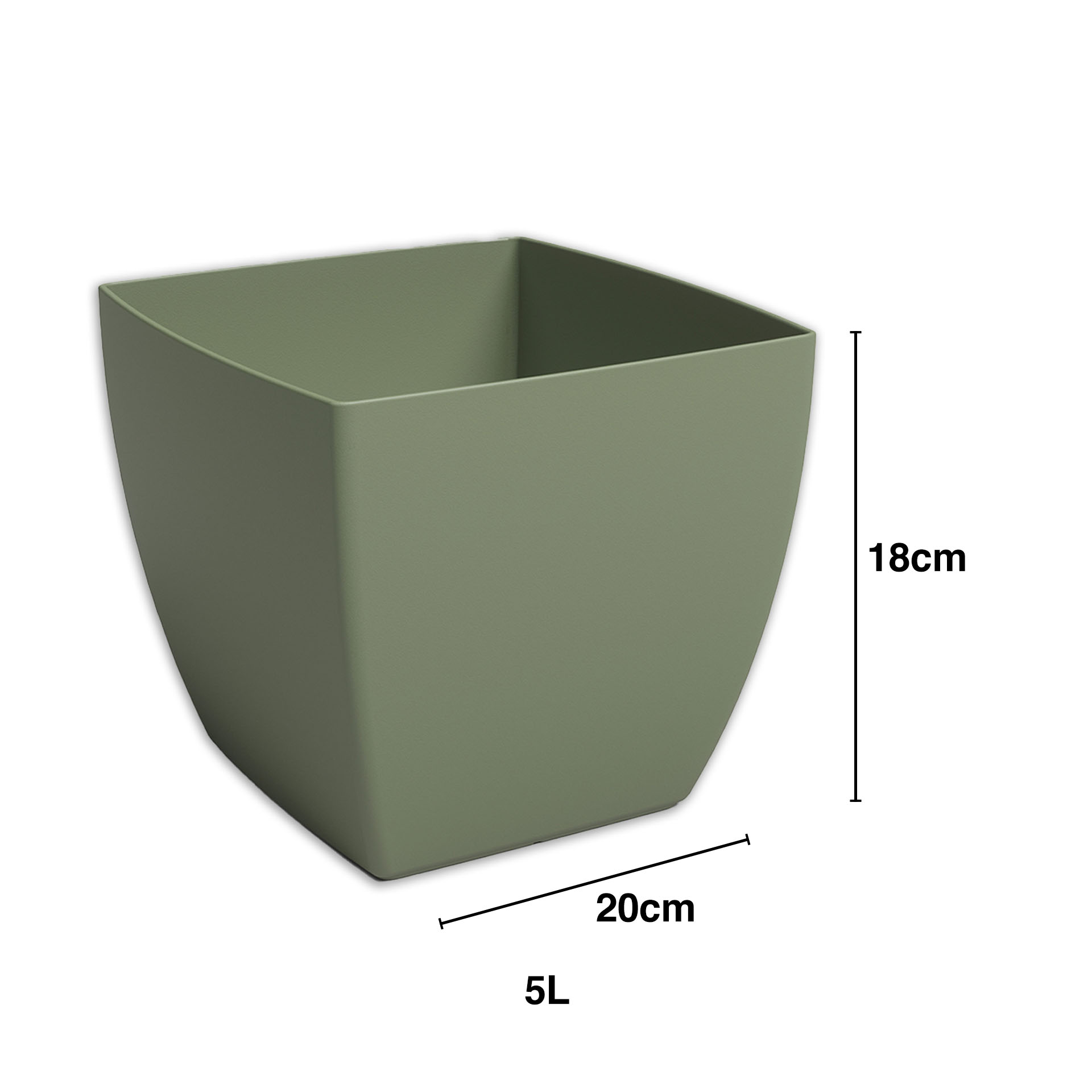 Vaso Siena Mate 20cm