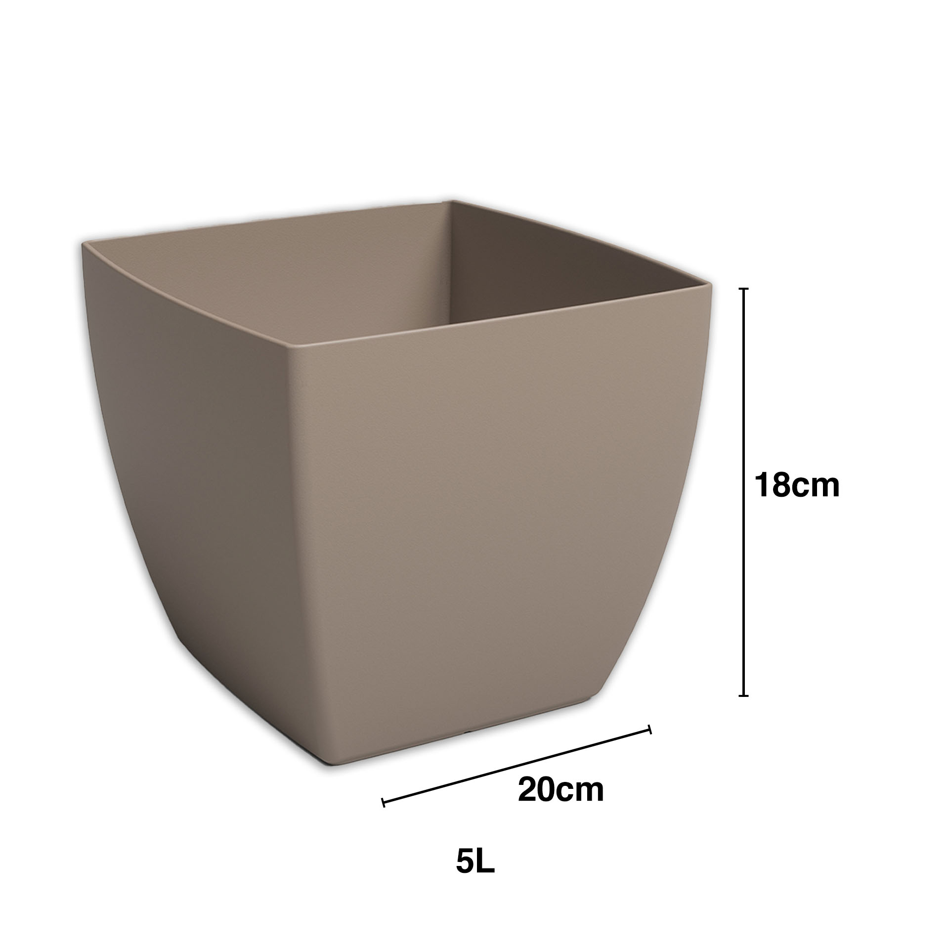 Vaso Siena Mate 20cm