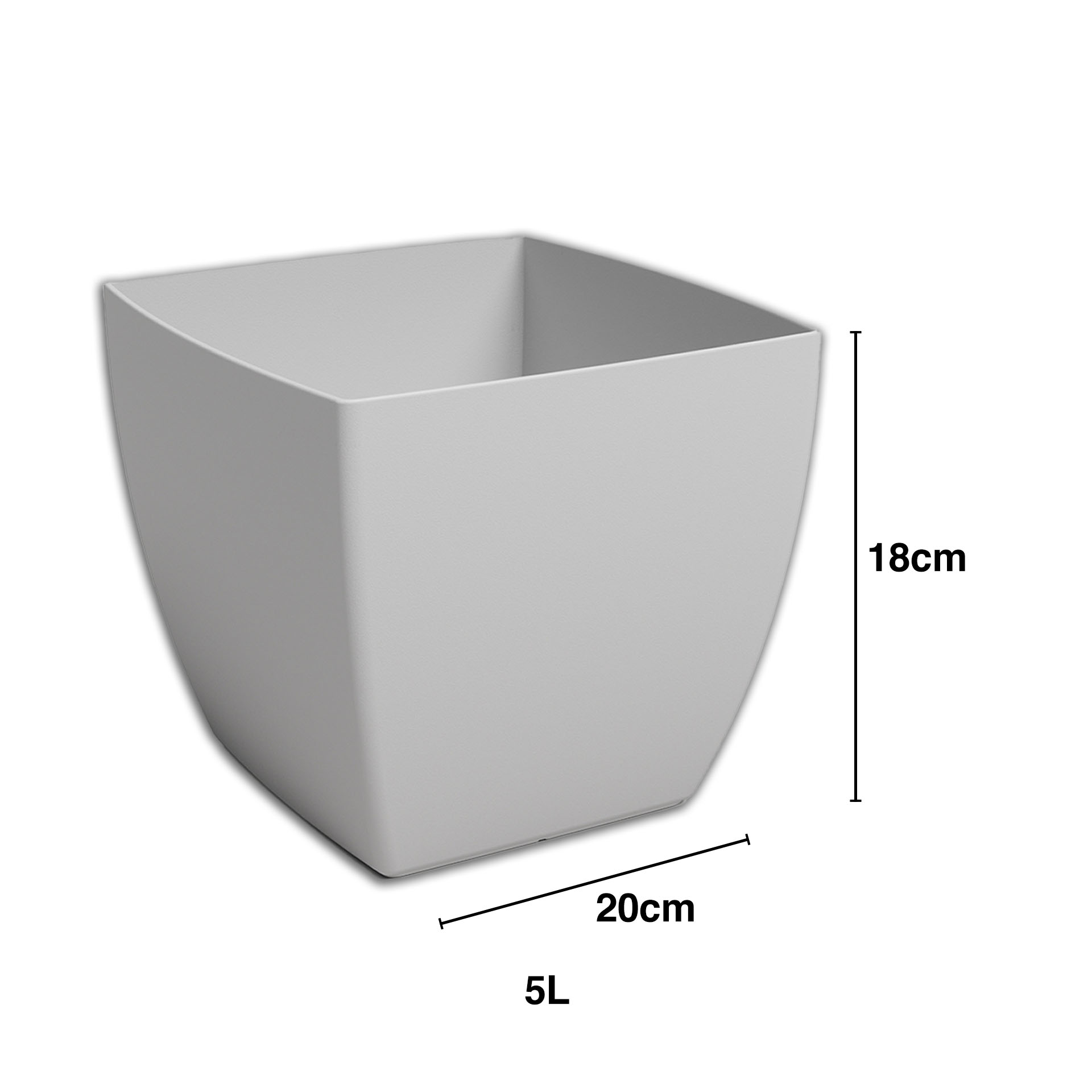 Vaso Siena Mate 20cm