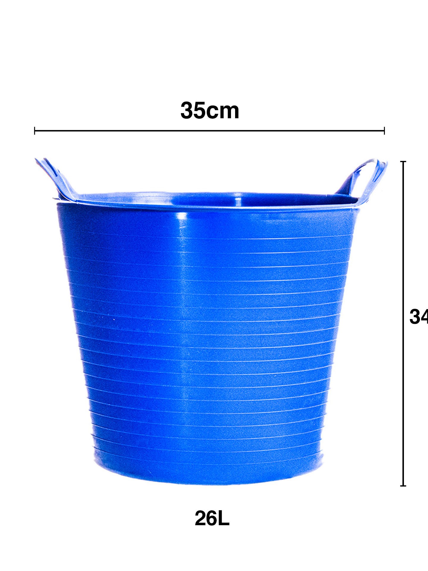 Selha Uso Alimentar Polietileno com Asas 26L 35X34cm
