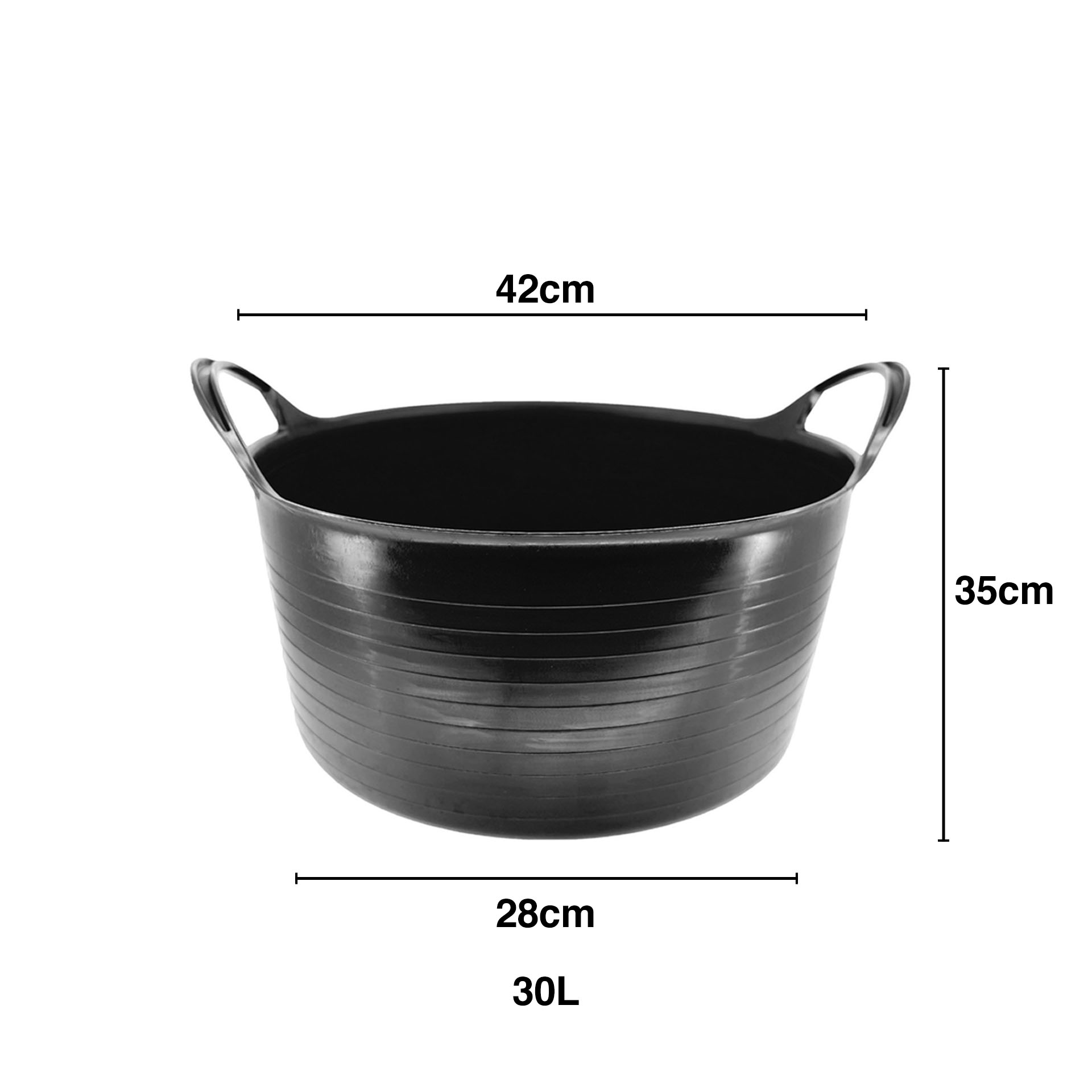 Selha Flex Polietileno com Asas Preta