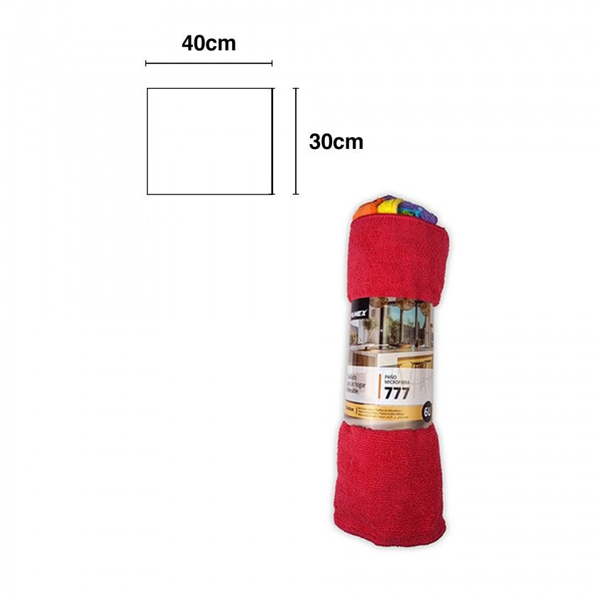 Pano Microfibra 777 Pamex 30X40cm Pack 6 Pano Microfibra 777 Pamex 30X40cm Pack 6
