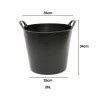 Selha Flex Polietileno com Asas Preta 26L 35X25X34cm Selha Flex Polietileno com Asas Preta 26L 35X25X34cm