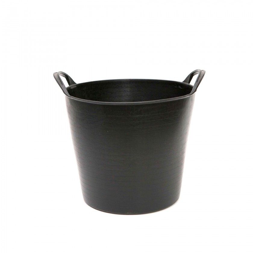 Selha Flex Polietileno com Asas Preta 26L 35X25X34cm