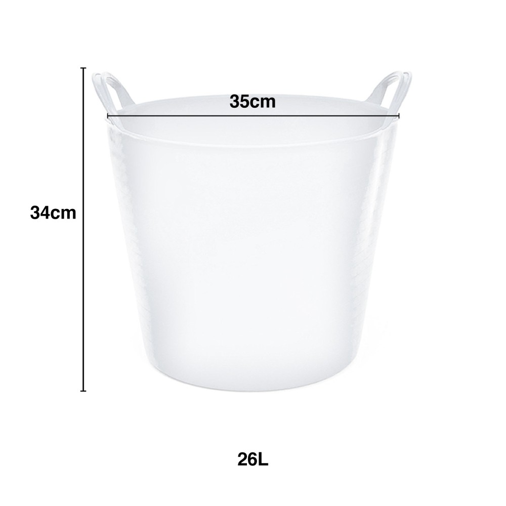 Selha Uso Alimentar Polietileno com Asas 26L 35X34cm