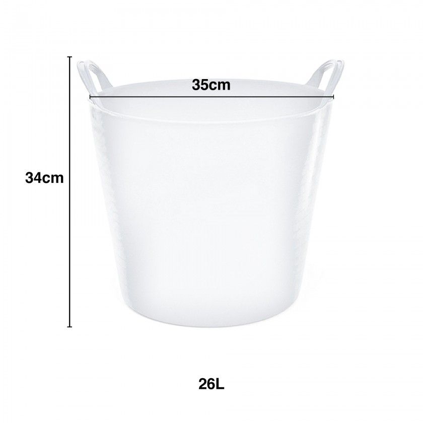 Selha Uso Alimentar Polietileno com Asas 26L 35X34cm