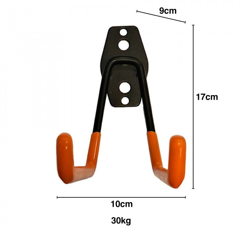 Gancho Parede Aço 30kg 17X9X10cm Gancho Parede Aço 30kg 17X9X10cm