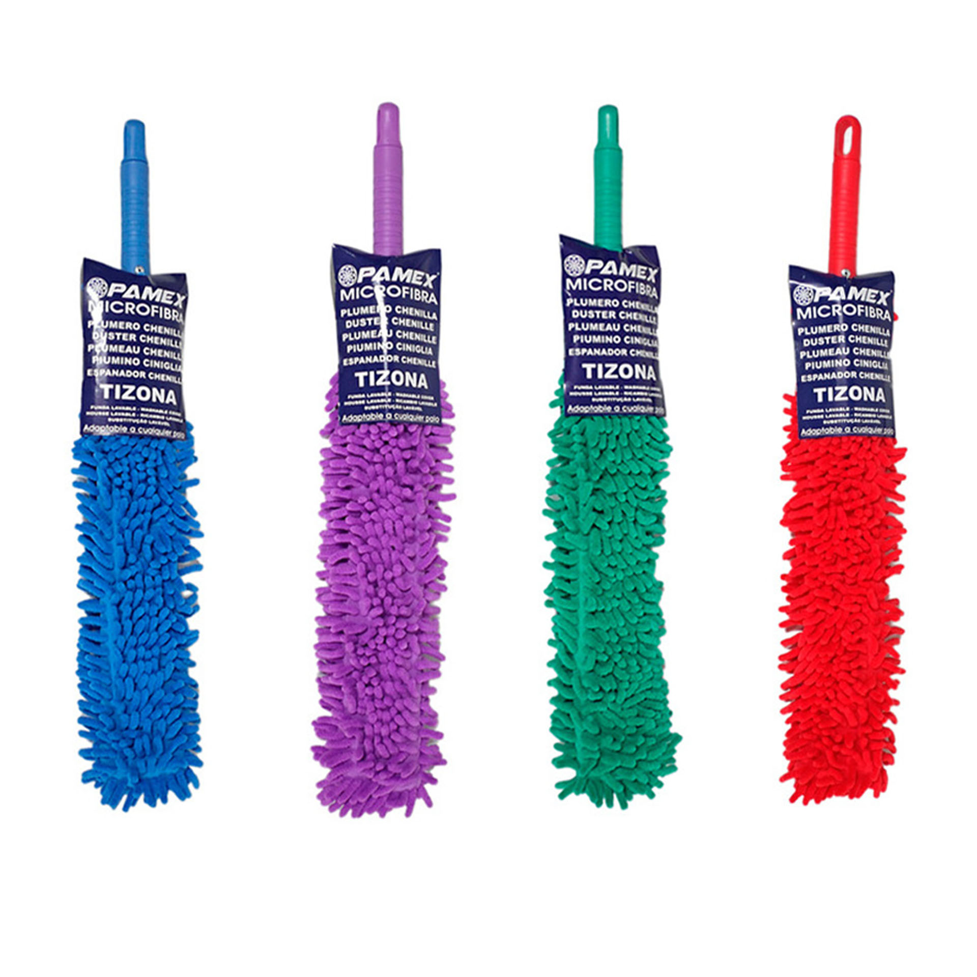 Espanador Microfibra Chenille Cor Sortida 58cm