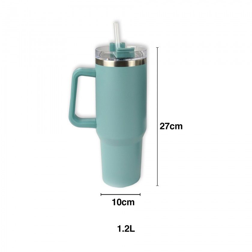Caneca Térmica Inox Thermik Cor Sortida 1200ml 27X10cm Caneca Térmica Inox Thermik Cor Sortida 1200ml 27X10cm