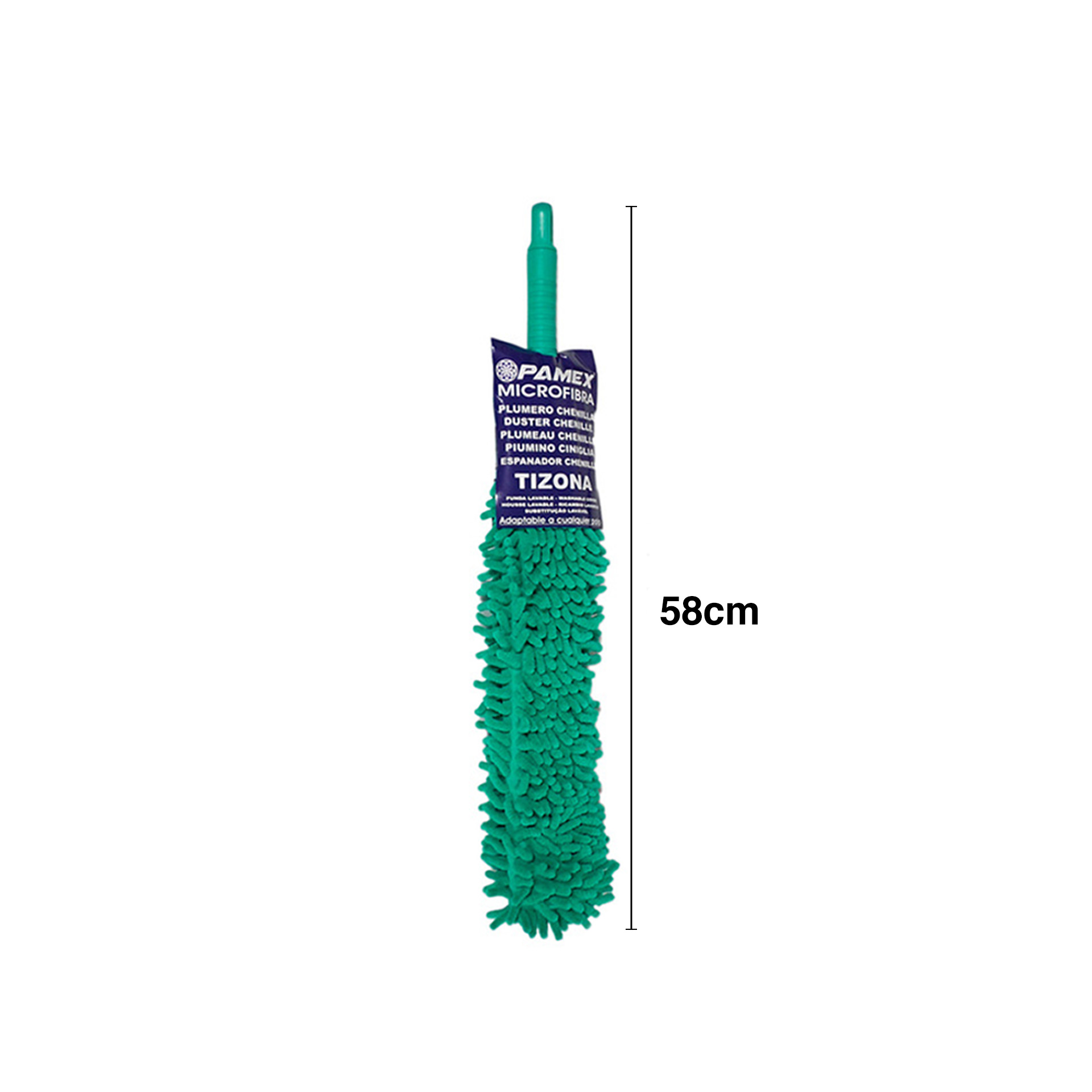 Espanador Microfibra Chenille Cor Sortida 58cm
