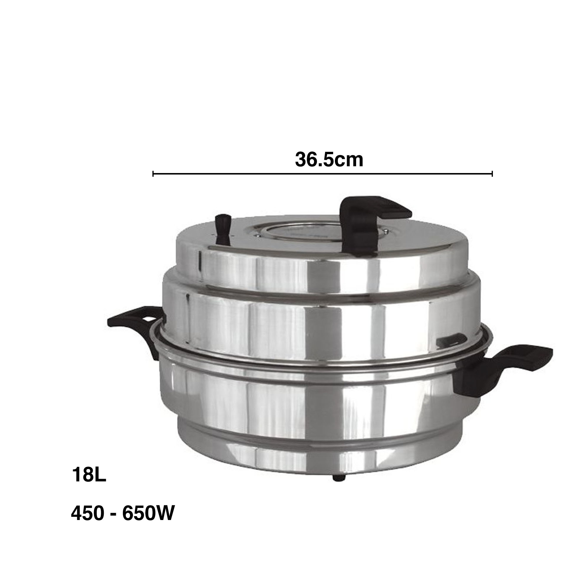 Forno Elétrico Alumínio Patusca XL 650w 18l 36.5cm