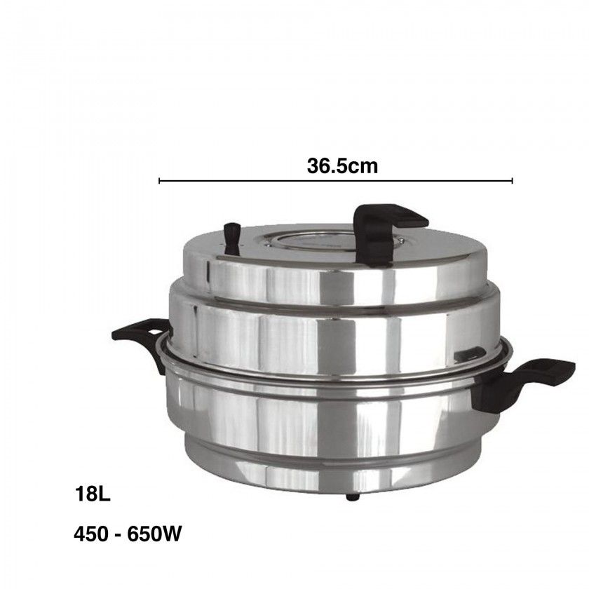Forno Elétrico Alumínio Patusca XL 650w 18l 36.5cm Forno Elétrico Alumínio Patusca XL 650w 18l 36.5cm