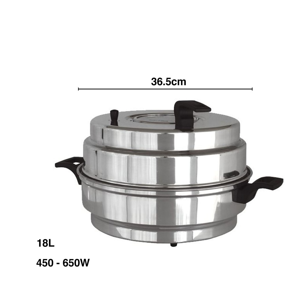 Forno El�trico Alum�nio Patusca XL 650w 18l 36.5cm