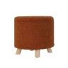 Puff Decorativo Teddy com Arrumao 40X37cm
