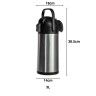 Cafeteira T�rmica Sif�o Inox Coimbra 3L 18X14X38.5cm