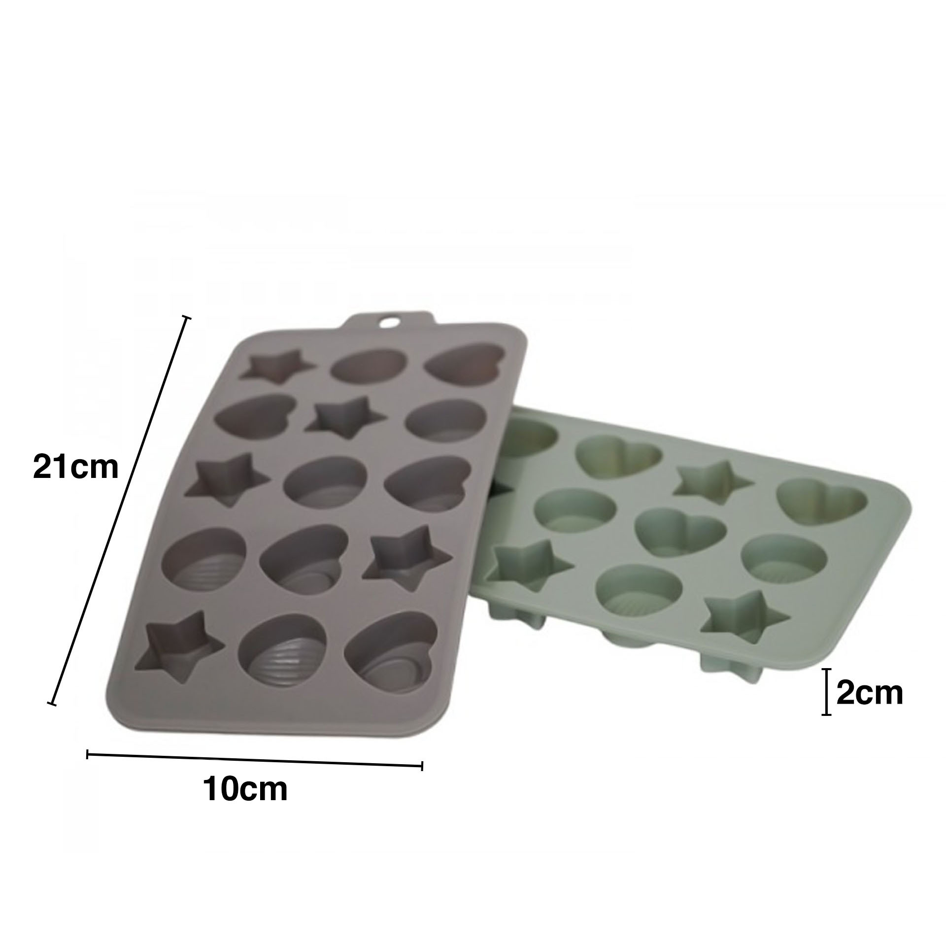 Forma Silicone para Bombons 21X10X2cm