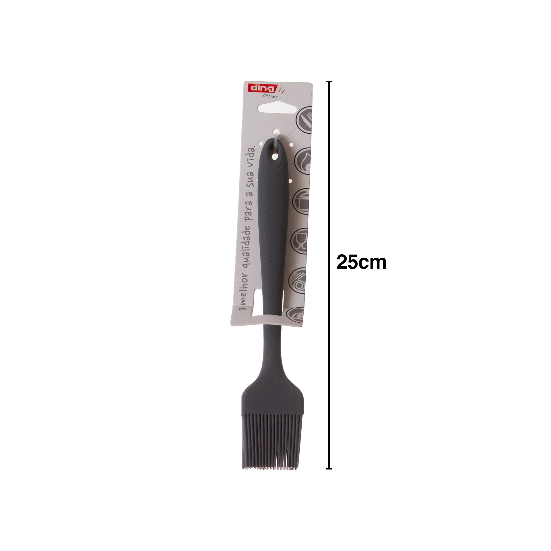 Pincel Silicone Marte 25cm