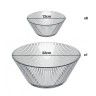 Conjunto Saladeira Vidro com 6 Taas 12cm