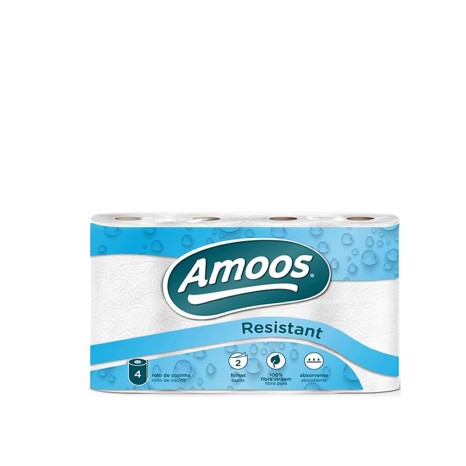 Rolo Papel Cozinha 2 Folhas 36 Serviços 8.6m Pack 4 - Image product