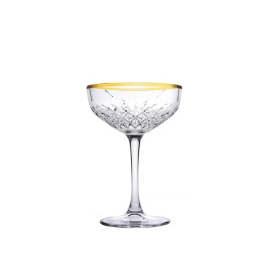 Ta�a Champanhe Timeless Golden Touch 25.5cl Pack 4