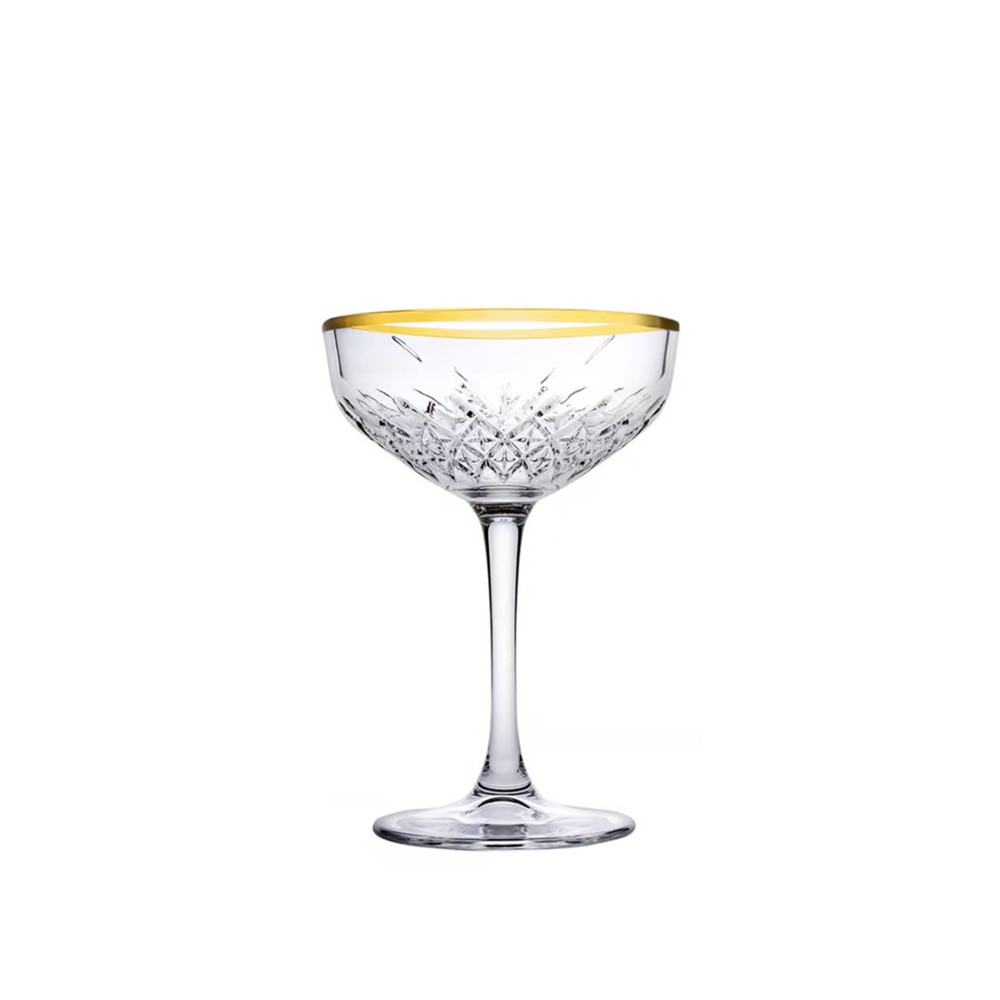 Ta�a Champanhe Timeless Golden Touch 25.5cl Pack 4