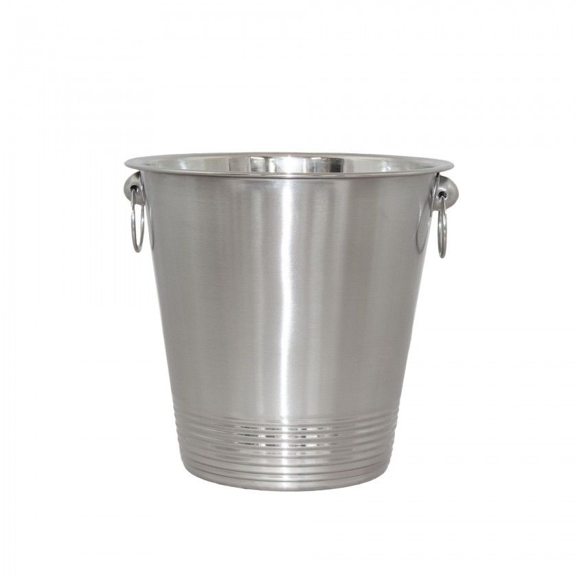 Balde Gelo Inox Redondo 22X20.5cm