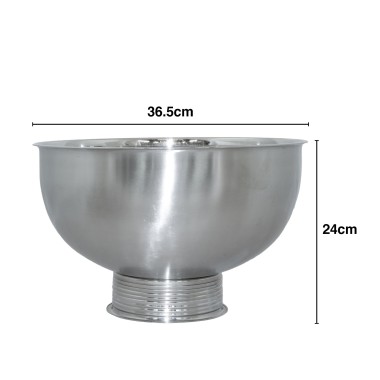 Champanheira Inox Redondo 36.5X24cm