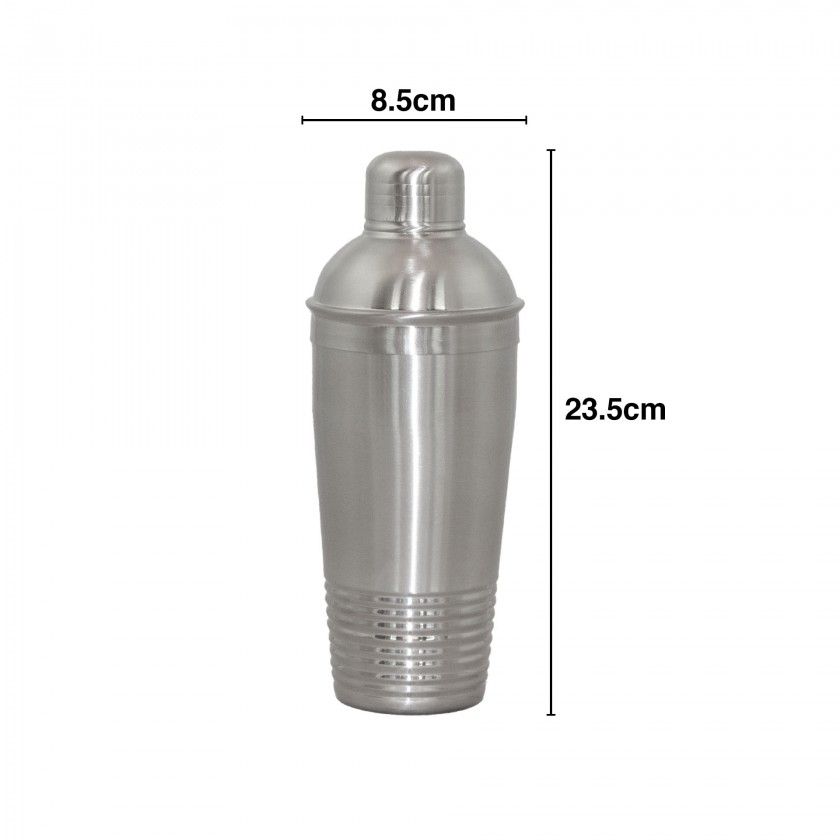Shaker Cocktail Inox Redondo 75cl 8.5X23.5cm Shaker Cocktail Inox Redondo 75cl 8.5X23.5cm