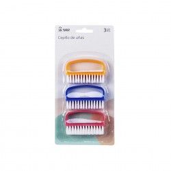Escova Unhas Cores Sortidas 7cm Pack 3