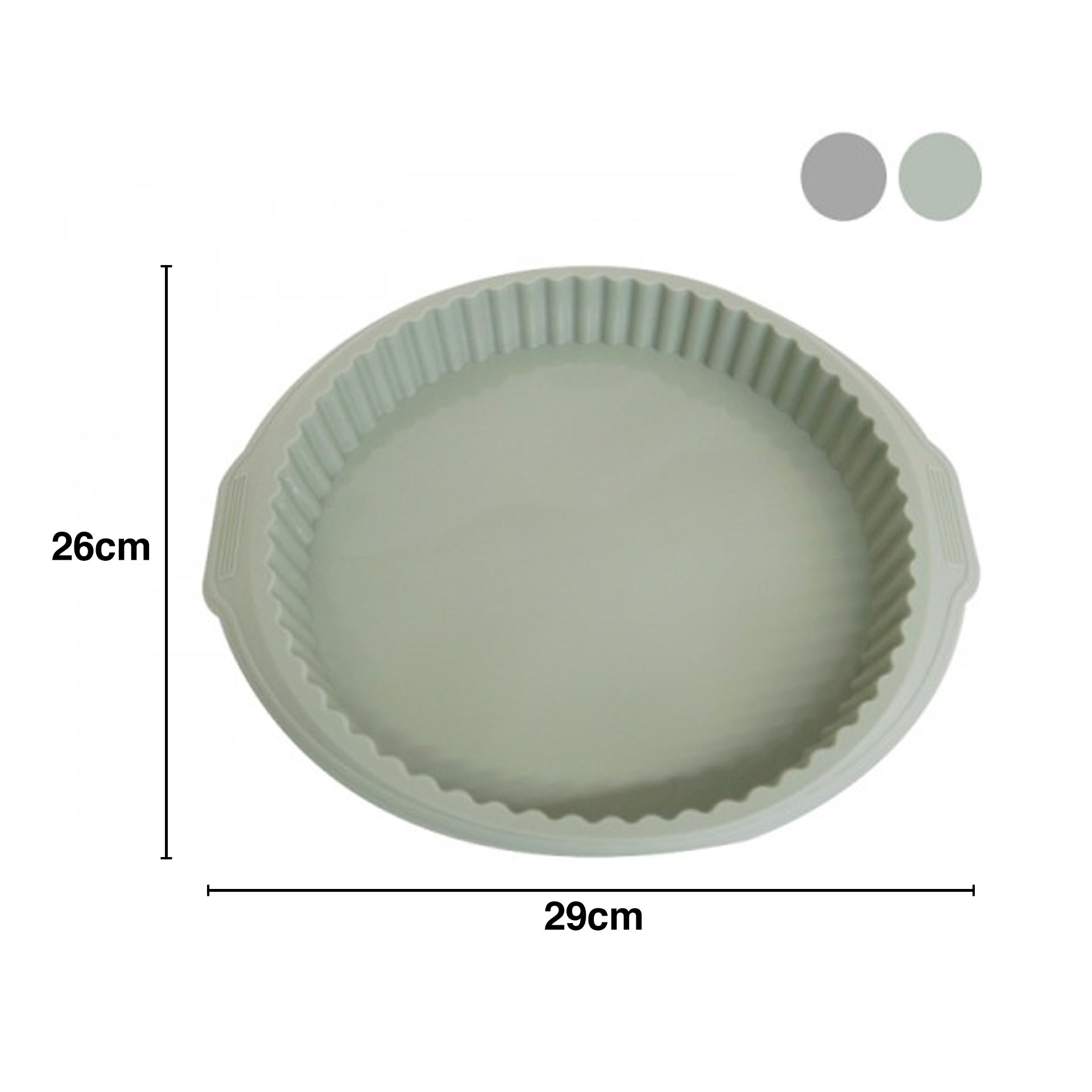 Forma Silicone para Tarte 29X26X3.9cm
