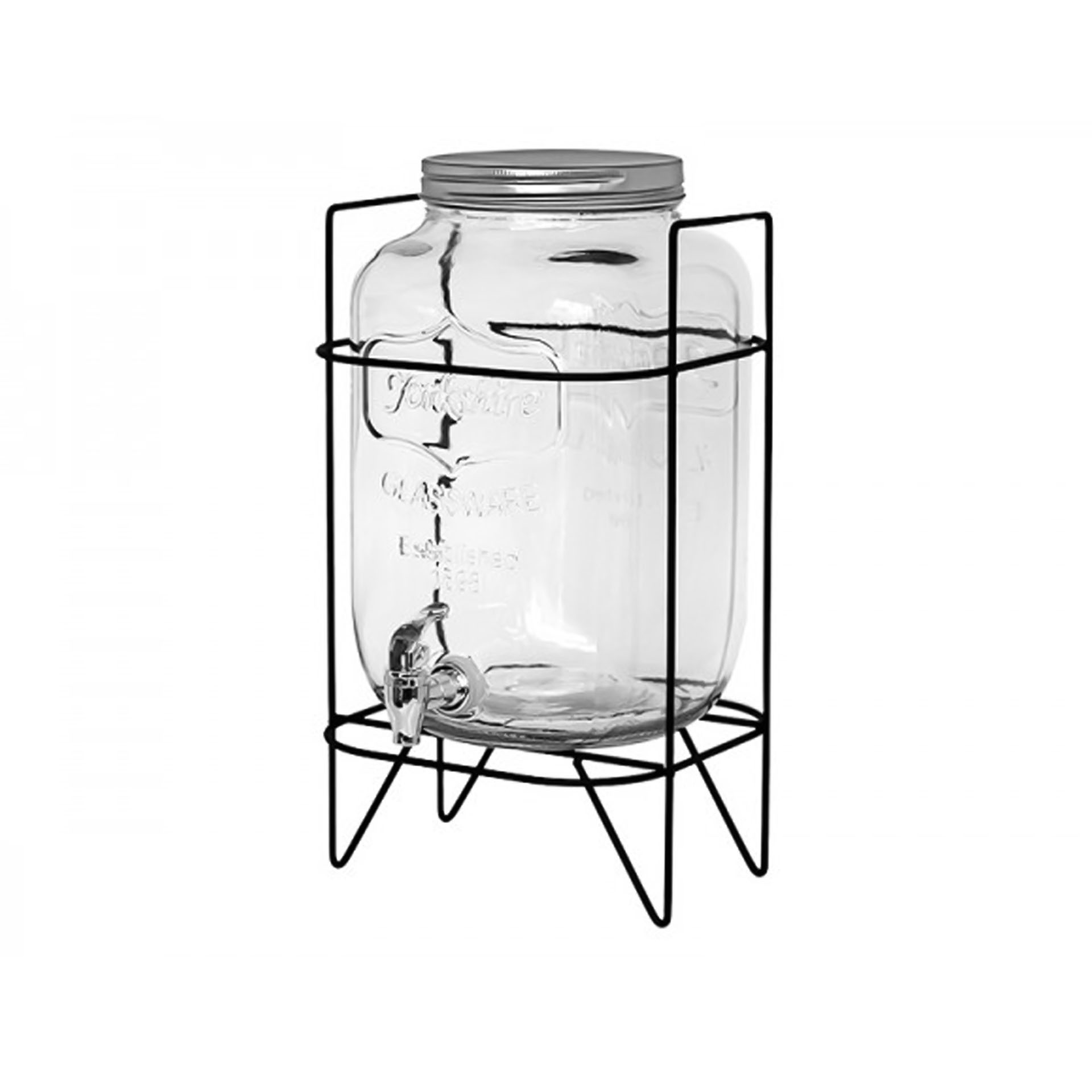 Dispensador Vidro com Torneira com Base