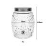 Dispensador Vidro Tiki com Torneira 5L 15X25.5cm Dispensador Vidro Tiki com Torneira 5L 15X25.5cm