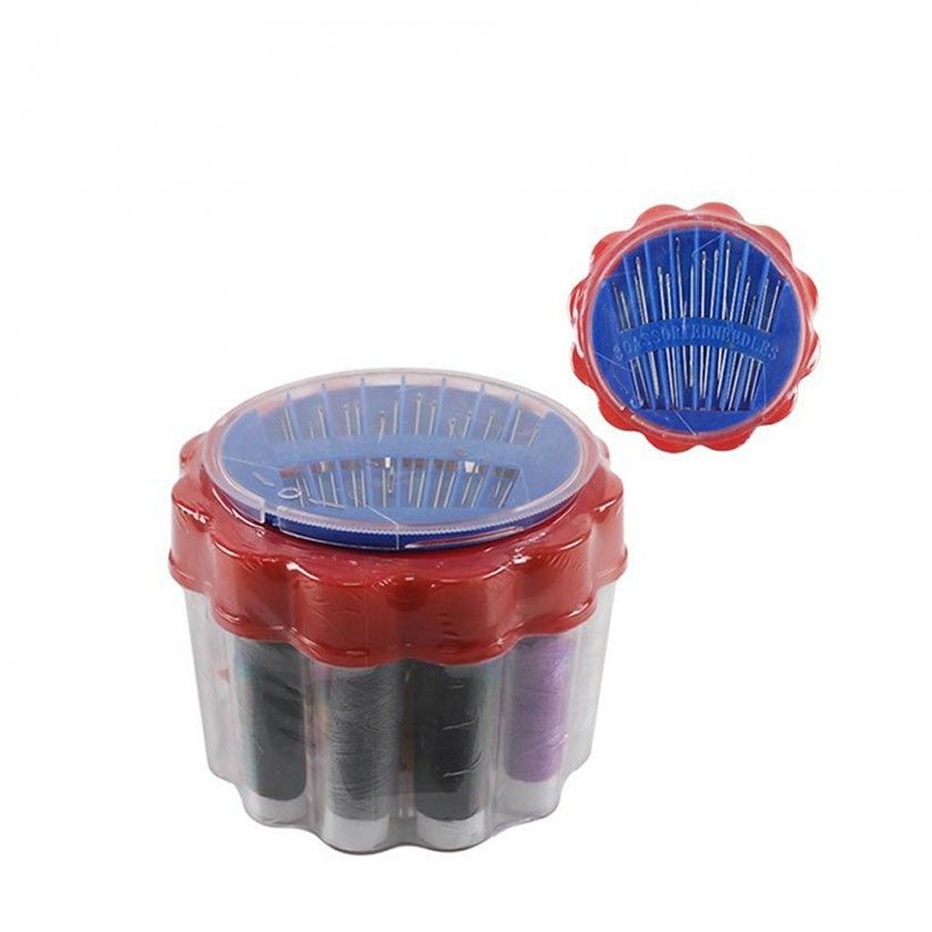 Conjunto Costura com Agulhas + Fita Métrica + Linhas Conjunto Costura com Agulhas + Fita Métrica + Linhas